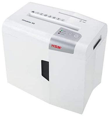 HSM 1044121 Shredstar X8 Dokumentförstörare, Säkerhetsnivå, Vit, 4,5 x 30 mm