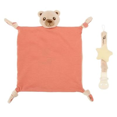 Coffret Cadeau Doudou et Porte-tétine Teddy