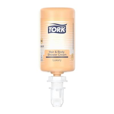 Tork Luxe 3-in-1 Shampoo & Douchegel S4, Argan-vanillegeur, 1.000 ml, 424661