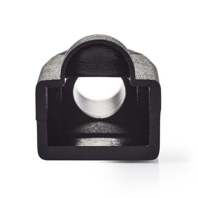 NEDIS Lot de 10 Douilles Anti-Traction - RJ45 - PVC - Noir - Boîte de 10