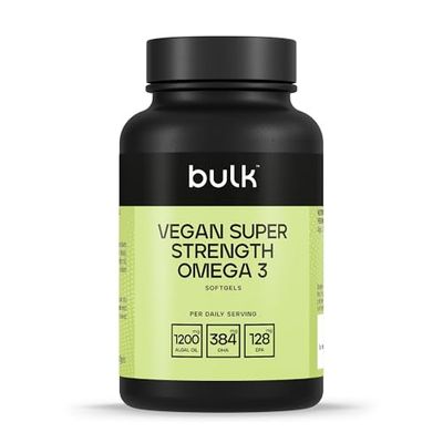 Bulk Gélules Végétaliennes Aux Omega 3, Vegan, Super Strength, 60 Gélules