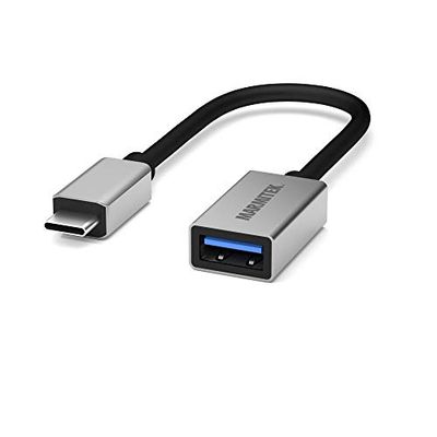 USB C naar USB A Adapter Kabel - Marmitek UU26 - Verbind een Thunderbolt aansluiting naar een USB A poort - Sluit USB accessoires aan op uw tablet - USB OTG (On-The-Go) - USBC converter