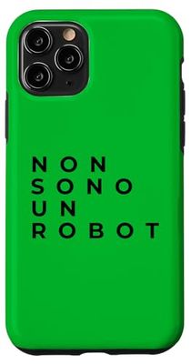 Non sono un robot. Identità umana certificata Custodia per iPhone 11 Pro