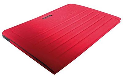 Vouwmat, antibacterieel, 170 x 70 x 1 cm, rood, opvouwbaar, afwasbaar, mat, gymnastiek