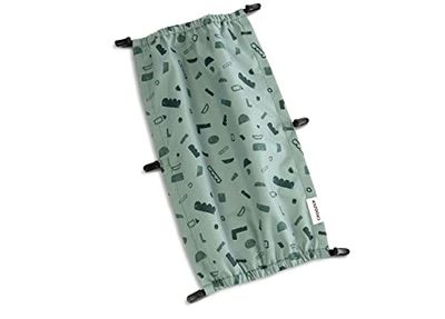 Croozer, Sonnenschutz Single Green Patterned, Parasole, Yellow, Unisex-Adult