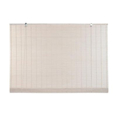 ESTOR BAMBU 120X2X230 ENROLLABLE BARNIZADO BLANCO