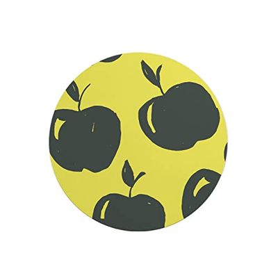 Questo Casa, Round Digital Printed Mouse Pad, Non-Slip Base, for Office and Home, Diameter:22cm