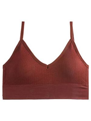 Korset voor meisjes, sportbeha, volledig comfortondergoed - Caramel kleine maat