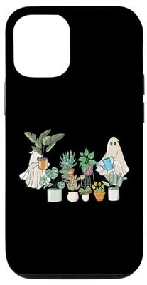 Ghosts Watering Plants Lover Plant Mom Halloween Plants Boo Case for iPhone 12/12 Pro