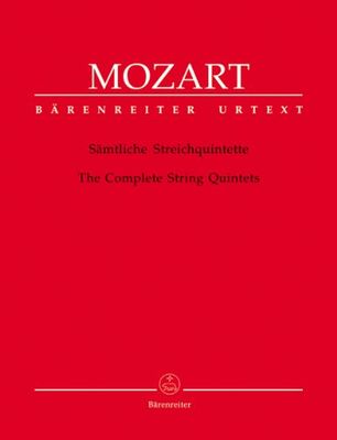 Mozart: Complete String Quintets (Parts), Barenreiter Urtext