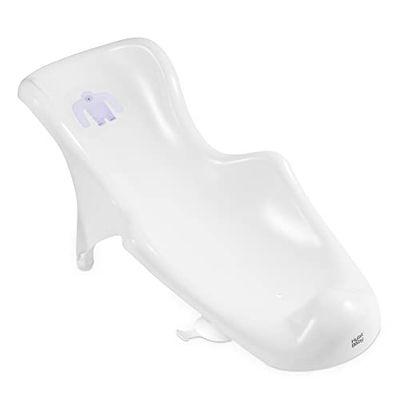 Hylat Baby Transat bain bébé - aide précieuse pour le bain des nourrissons et des bébés de la naissance à environ 6 mois, blanc