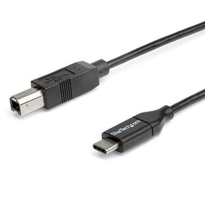 Startech.com Cavo USB-C a USB-B da 2 m, M/M, Cavo Stampante USB 2.0 Tipo C a USB-B