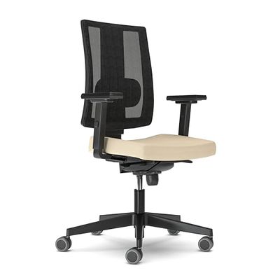 Nowy Styl Bureaustoel, kunststof, beige, één maat