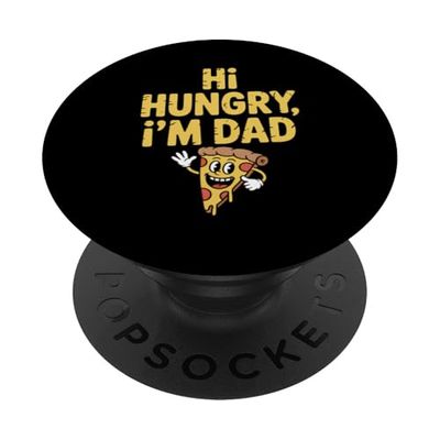 Divertido papá hambriento papá broma diciendo frase familiar divertida PopSockets PopGrip Adhesivo