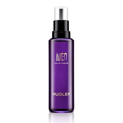 MUGLER Alien, Eau de Parfum, Profumo Donna, Profumo Ambrato, Legnoso e Floreale, Fragranza Straordinaria, Ricaricabile, Ricarica 100 ml