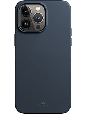 Black Rock - Fodral urbana fodral, silikonskal, lämpligt för Apple iPhone 14 Pro Max I mobilskal, silikon, tunt, halkfritt (mörkblå)