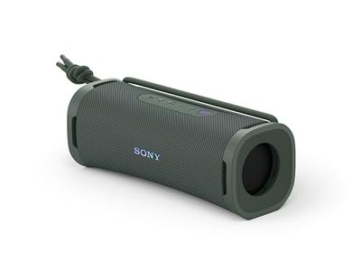 Sony ULT FIELD 1 - Draadloze Bluetooth speaker met ULT POWER SOUND, Ultieme diepe bas, IP67, Waterdicht, Stofdicht, Schokbestendig, Batterij voor 12 uur, Heldere gesprekskwaliteit - Forest Gray