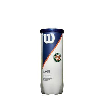 Wilson Roland Garros Tennis Balls, Palla Unisex-Adult, Gialla, 1 può x 3 Palle