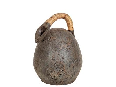 JARRO CERAMICA ASA RATTAN