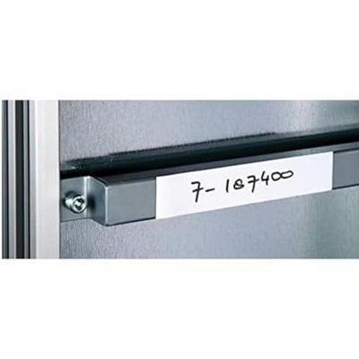 Legamaster - Listarella magnetica, 20 mm x 3 m, per etichette da scaffale metallico, ca. 32 g/cmq, bianco
