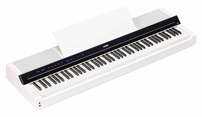 Yamaha P-S500 - Piano Digital Smart con 88 Teclas, Teclado GHS Ponderado, Luces LED, Bluetooth, VRM, 660 Voces, Grabación de Audio/MIDI - Blanco