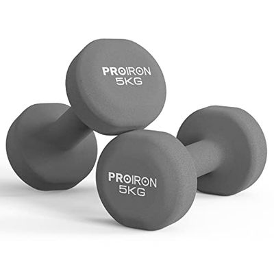 PROIRON Neopreen Halter,Gewichten,5kg 2 in 1,Proiron haltergewichten van neopreen,haltergewichten,fitness bij spiervorming