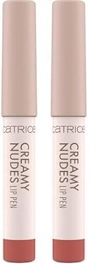 Catrice Creamy Nudes Lip Pen n. 020 - Matita per labbra con vitamine, nutriente, con oli, opaca, vegana, senza parabeni, senza particelle di microplastica, senza nanoparticelle, confezione da 2,2 g