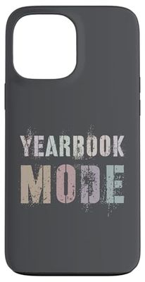 Vintage YEARBOOK MODE School Literary Club Publication Team Case for iPhone 13 Pro Max