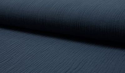 Bambino Double Gauze Muslin Fabric Material Jeans, 1Mtr - 140cm x 100cm