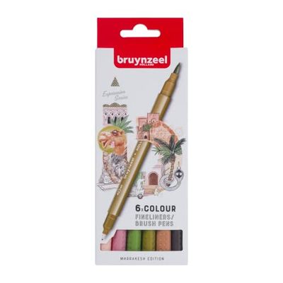 Bruynzeel Marrakesh Edition Fineliner Brush Pen
