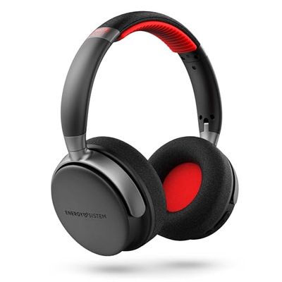 Energy Sistem Power Sport Bluetooth Headphones (Bluetooth 5.3, 50 Hours Battery, FM Radio, IPX5, Deep Bass)