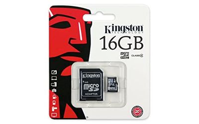 Kingston SDCS/16GB Carte MicroSD Canvas Select UHS-I Classe 10 avec vitesse de lecture allant jusqu’à 80Mo/s ( avec adaptateur SD ) - Donnez vie à vos vidéos HD