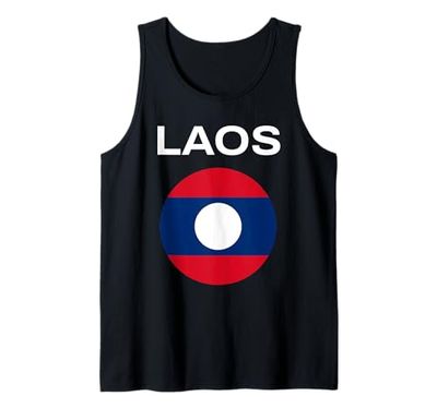 Bandiera Laos Moderna Canotta