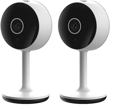 Beghelli -Telecamera Wifi Interno Full HD, Videocamera di Sorveglianza Dom-e, Sensore di Movimento, Visione Notturna 10m, Controllo Smartphone, Audio Bidirezionale, Rotazione Orientabile, 1 Unità