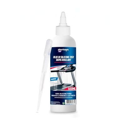 Plantawa Olio per tapis roulant da 500 ml | Efficacia testata | Pulizia e sicurezza | Applicazione precisa | Universale e rispettoso | Vantaggi durevoli | Silicone puro | Ideale per palestre.