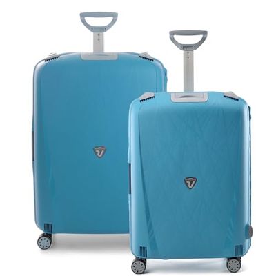 RONCATO Set van 2 trolley G + M Light Smaragd unisex volwassenen, smeraldo, MEDIANO + GRANDE, koffer