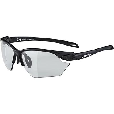 ALPINA Unissexo - adultos, TWIST FIVE S HR VL óculos desportivos, black matt, One Size