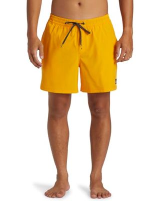 Quiksilver Surfsilk Solid Volley 16 baddräkt, lysande gul, XS, Strålande gul, XS