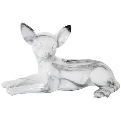 PERRO ACABADO MÁRMOL 28 x 14 x 16 cm
