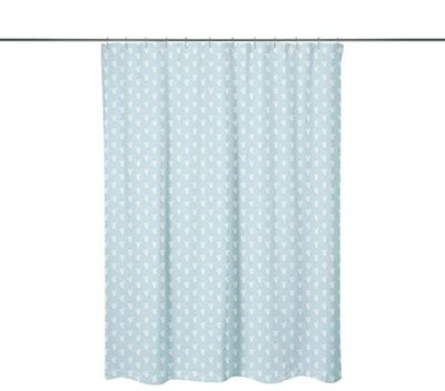 Bonamaison Digitally Printed Shower Curtain, 1 Piece 150x200 Cm - Designed And Manufactured in Turkey