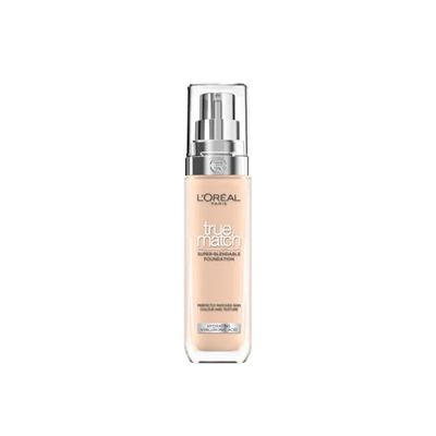 L'Oreal Paris Make-up Designer True Match Super Blendable base de maquilhagem, SPF17, baunilha rosa, 30 ml (embalagem de 1)