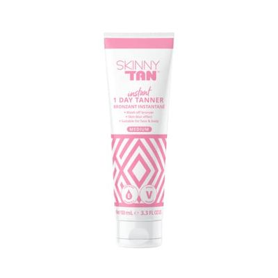 Skinny Tan Clear Self-Tanning Mousse - Self Tanner with Hyaluronic Acid and Aloe Vera - Fast Drying Provides Gorgeous Glow - Ultimate Dark - 4,9 oz