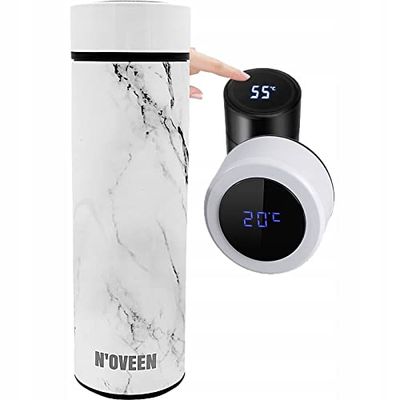 KUBEK LED Noveen Marble Termos Flask