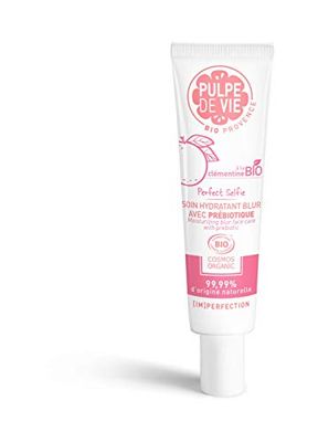 Polpa de vida "Perfect Selfie" - Conjunto de 2 - creme facial certificado orgânico anti-imperfeições 40 ml, 100% reciclável, à base de frutas, cosméticos antigaspi orgânico, Upcycling