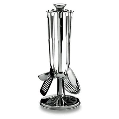 Lacor - 62601 - Conjunto de cozinha 5 peças de pé giratório Super Monoblock Inox.