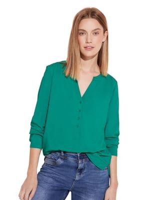 Basic viskosblus, Intensiv aqua, 42