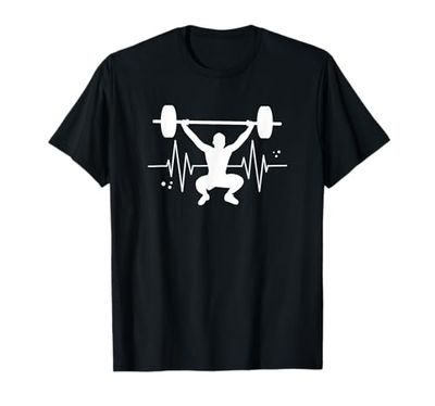 Bodybuilding di sollevamento pesi con bilanciere Maglietta