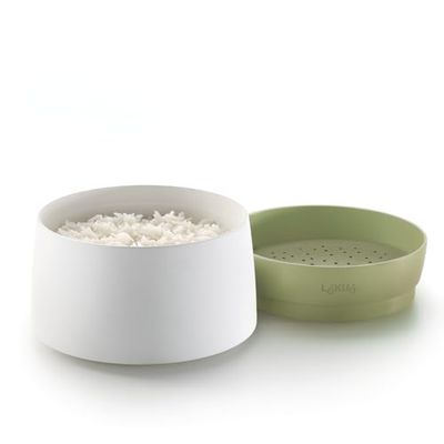 Lékué Recipiente para cozinhar quinoa, arroz e cereais, 1 l