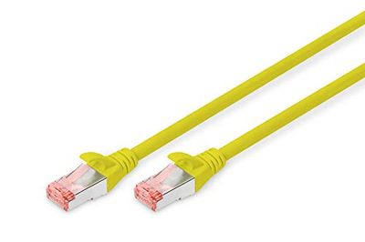 DIGITUS CAT 6 S-FTP patch cord, Cu, LSZH AWG 27/7, length 1 m, color yellow