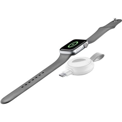 Cellularline | Caricabatterie da Rete | Caricatore per Apple Watch con adattatore USB